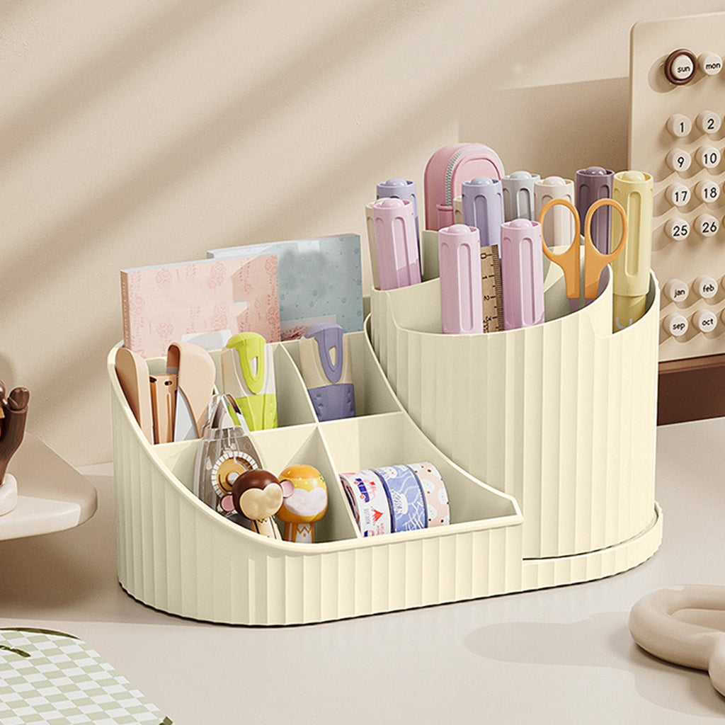for Vanity with Rotating Brush Holder, Cosmetic Storage, Spinning Skincare , Countertop , Display Case - Image 6
