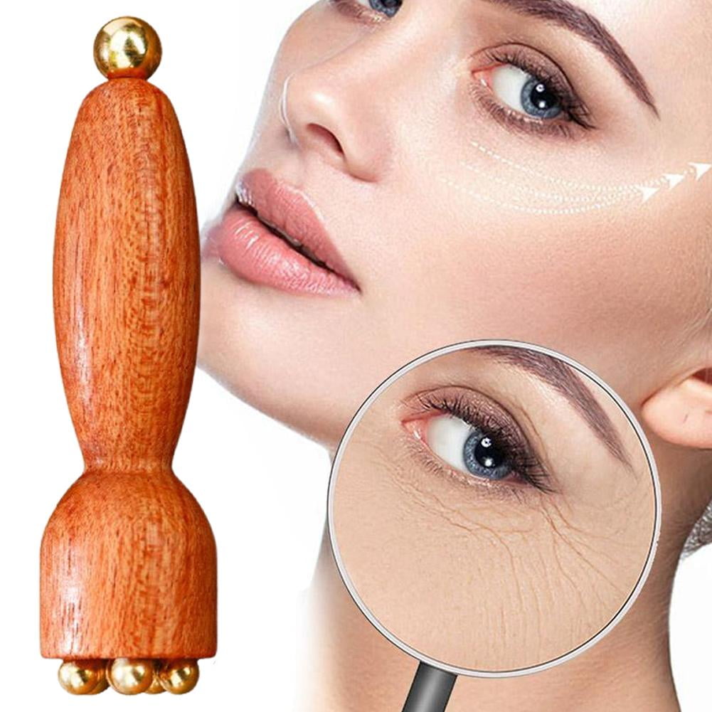 Seedpod Beauty Brass & Rosewood Facial Gua Sha Tool Eye Relaxation - Image 4
