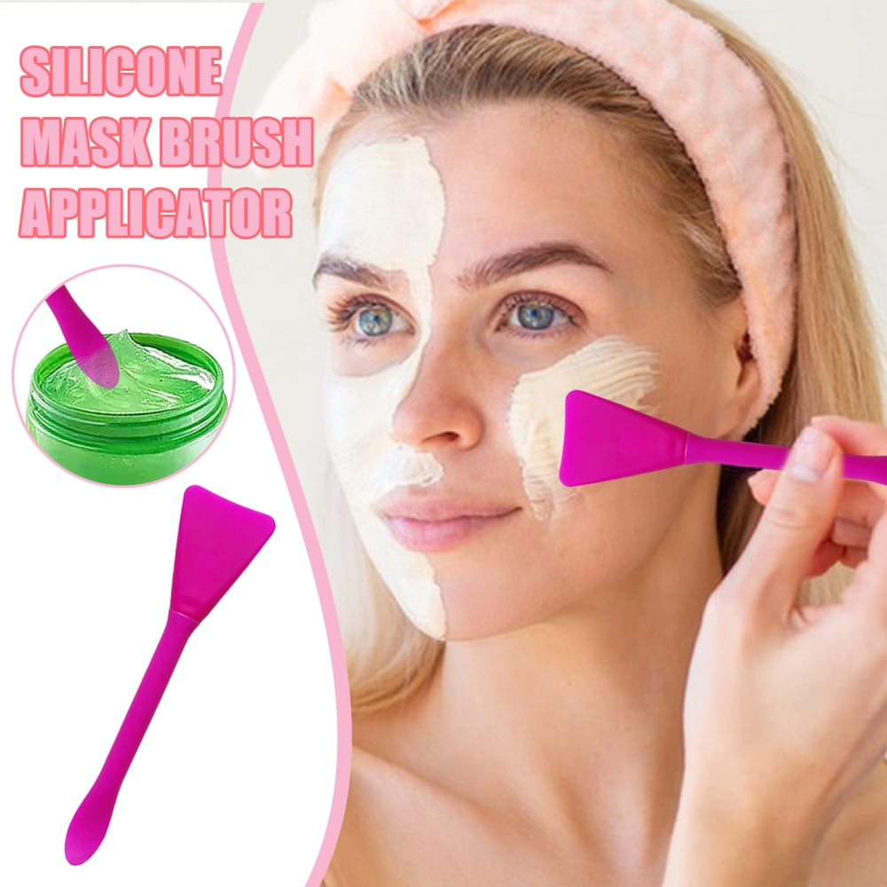 Face Cream Applicator Portable Silicone Face Brush Face Cover Applicator Reusable Clay Face Cover Applicator Multifun... - Image 3