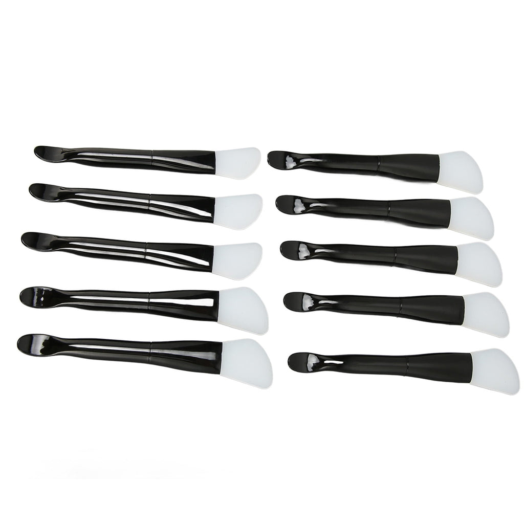 10pcs Silicone Facial Mask Brush Professional Double Ended Mud Mask Applicator Set for Home Beauty Salon, 10 Count / ... - Image 4