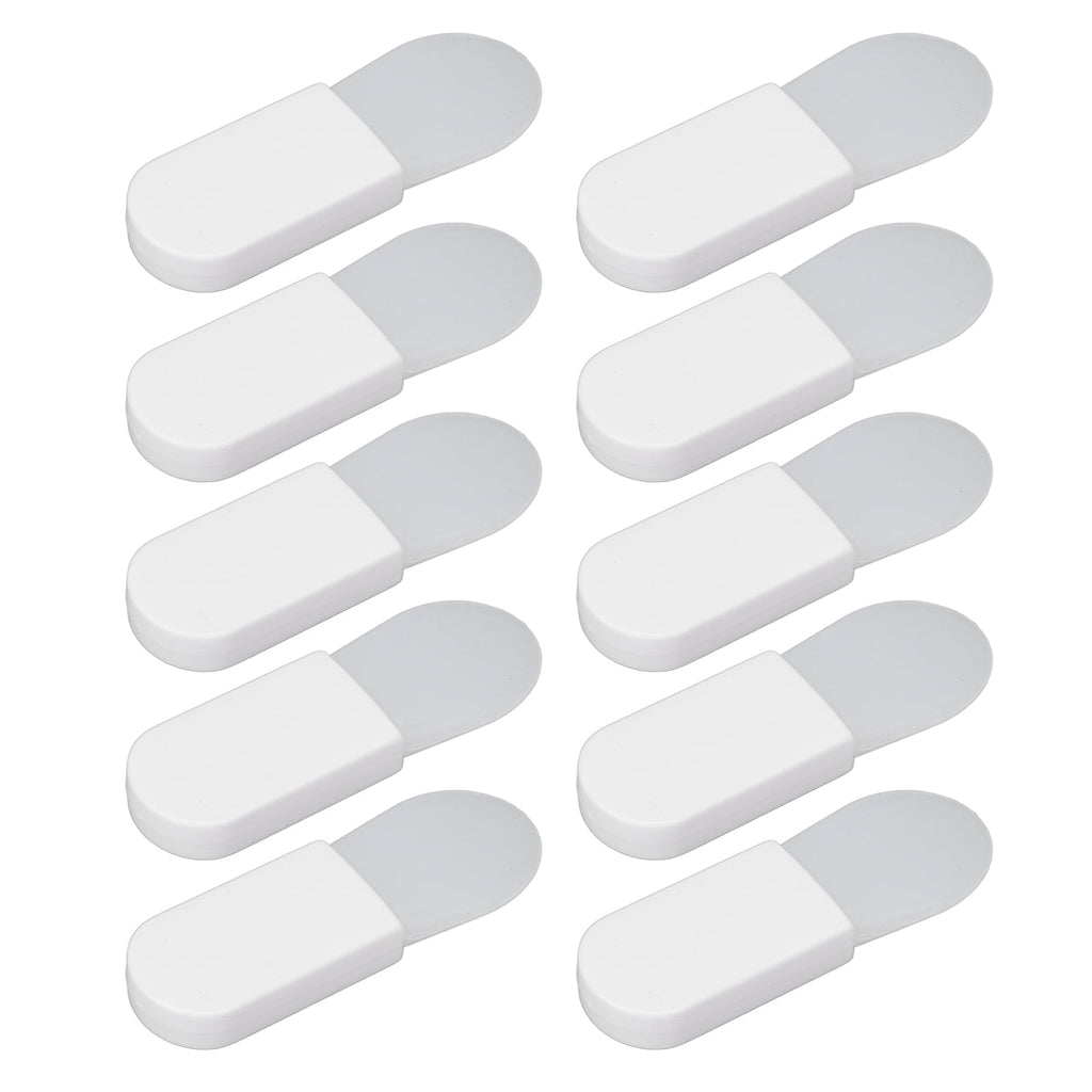 10pcs Mini Silicone Facial Mask Brush, Short Handle Mud Mask Applicator for Facial Beauty, White Short Tongue Shape (... - Image 5