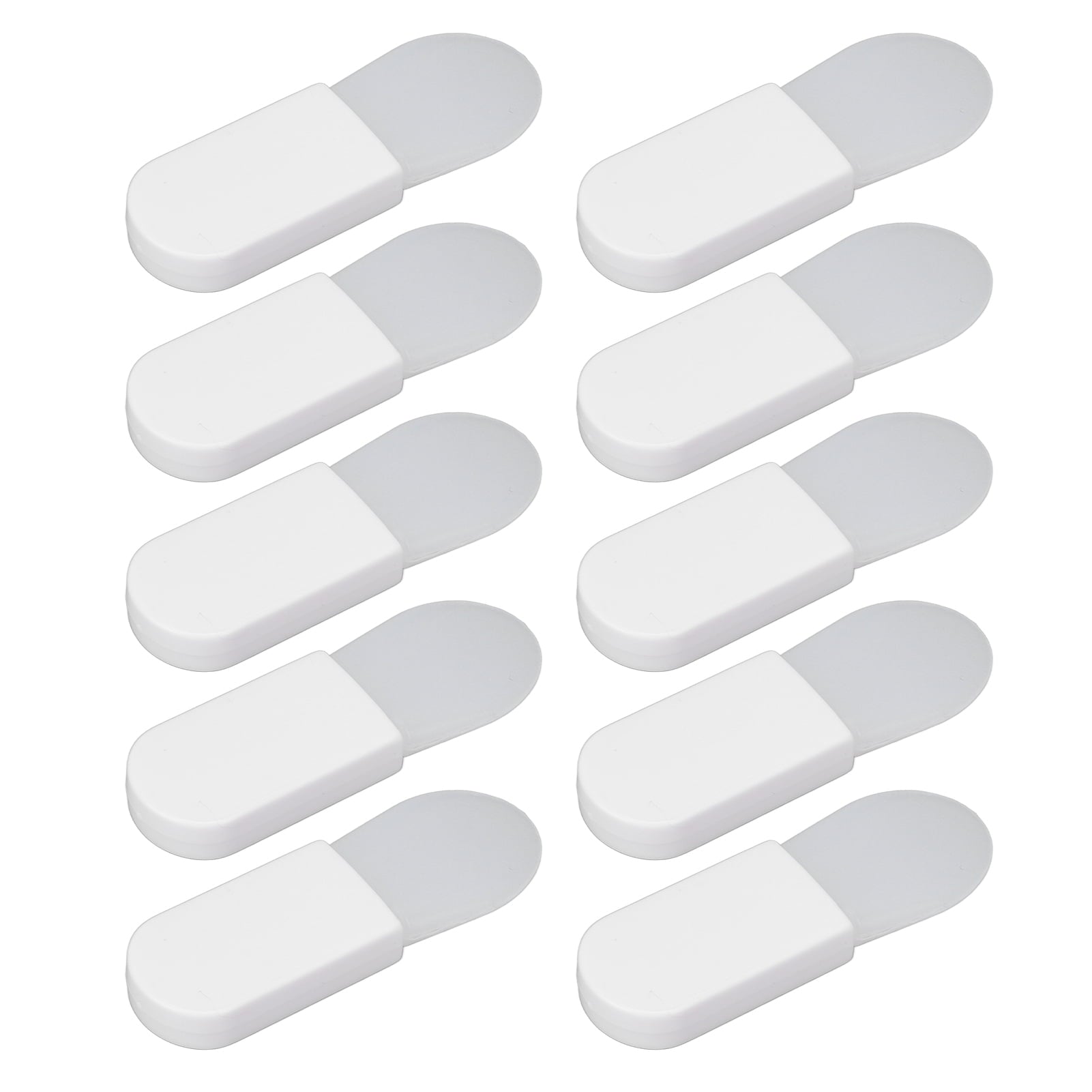 10pcs Mini Silicone Facial Mask Brush, Short Handle Mud Mask Applicator for Facial Beauty, White Short Tongue Shape (... - Image 5