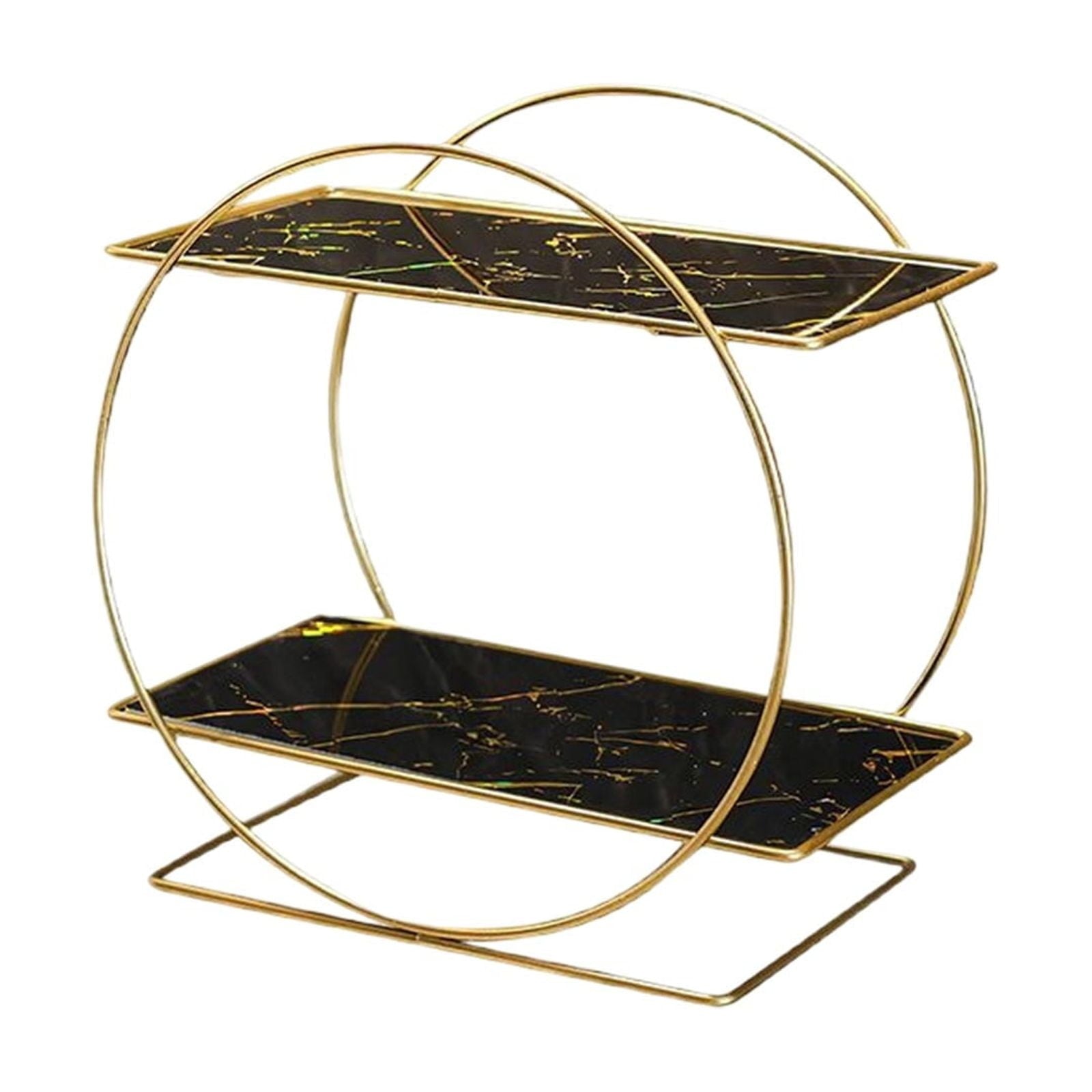Perfume Organizer for Dresser, 2 Tier Bathroom Counter Organizers and Storage, Gold Makeup Organizer for Vanity, Bath... - Image 2