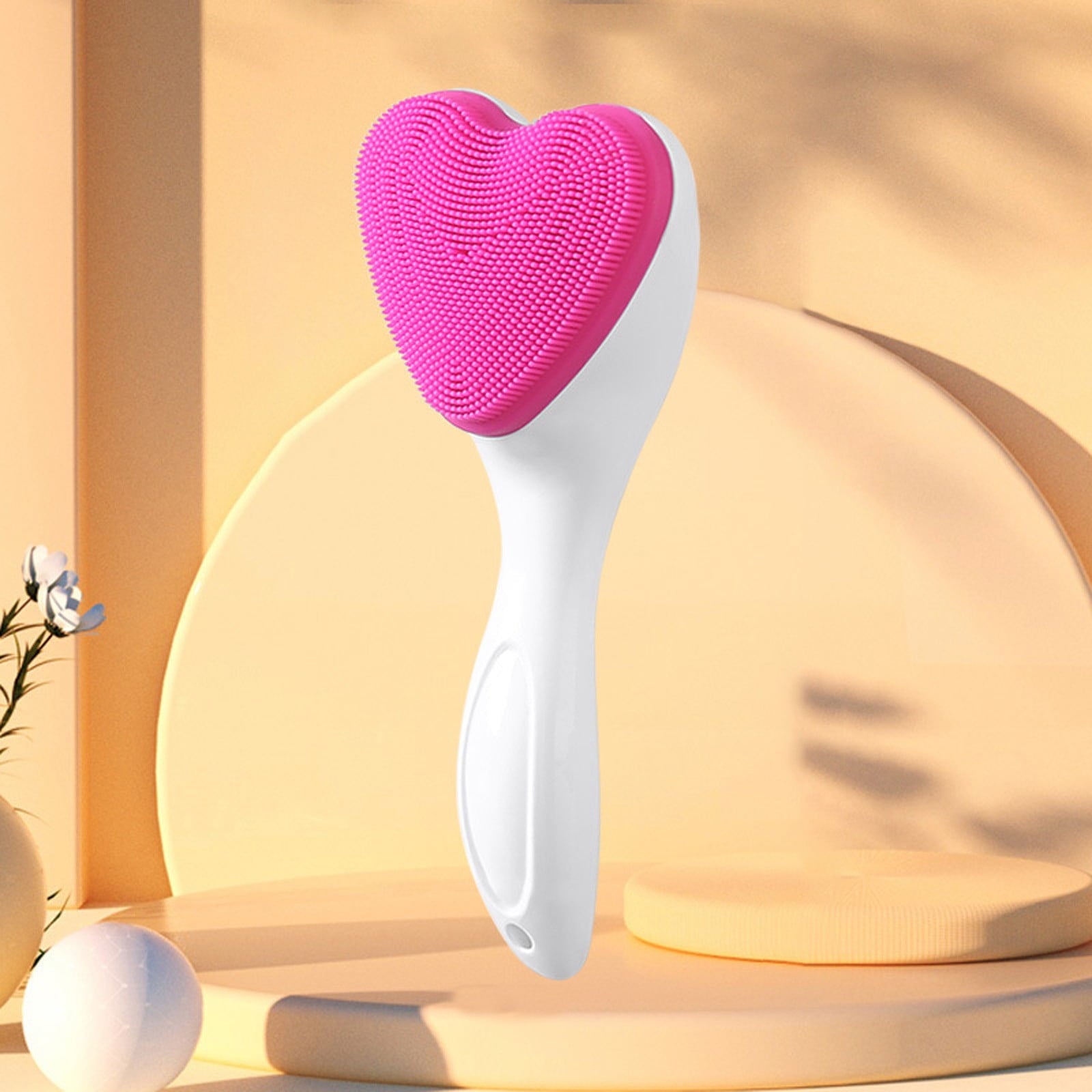 Facial Cleansing Brush Deep Pore Cleanser Tool with Gentle Exfoliating for Makeup Removal and Skin Beauty - Image 4