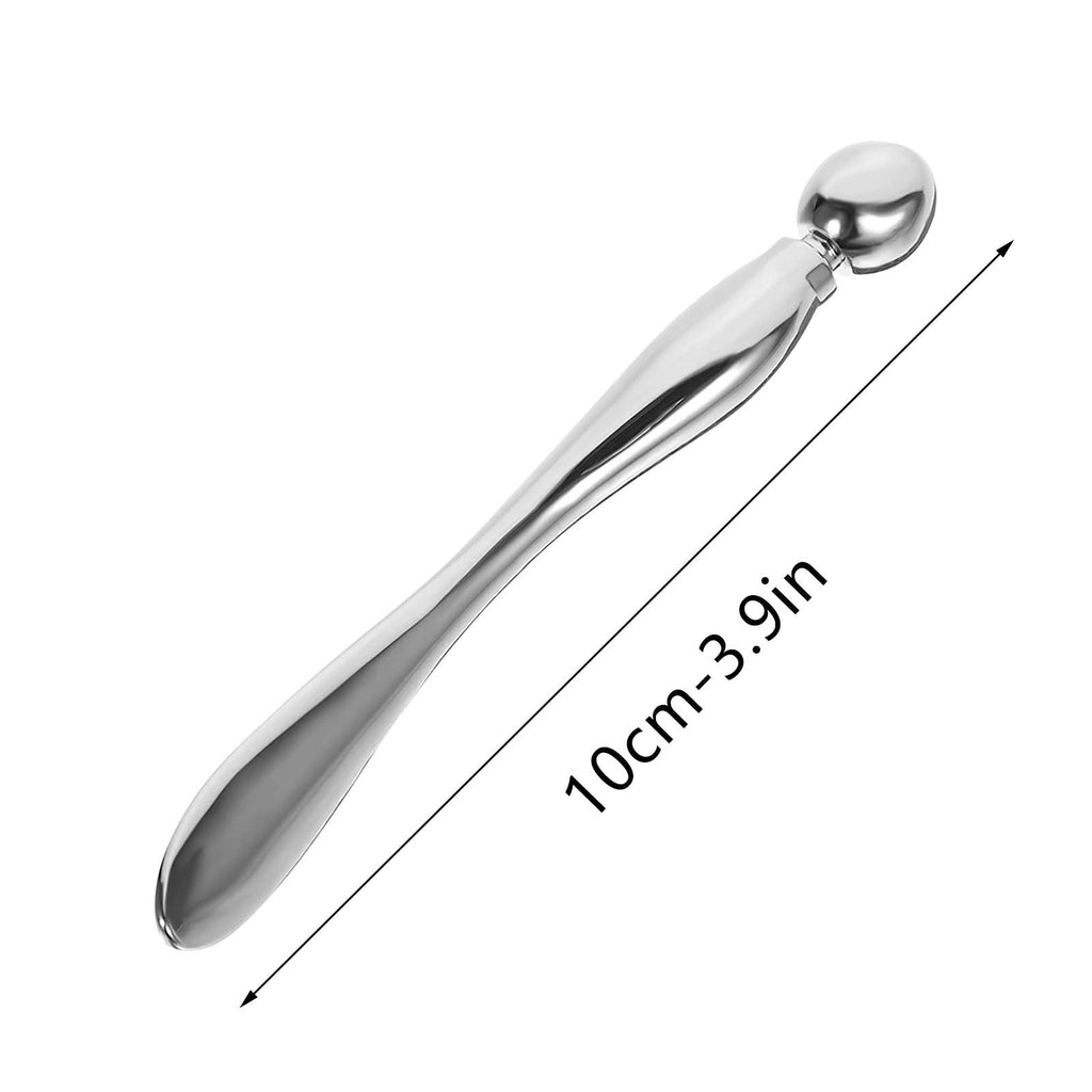 Metal Wand Spatula Face Roller, Dual-Ended Beauty Massage Tool for Skin Care Anti-Swelling - Image 3