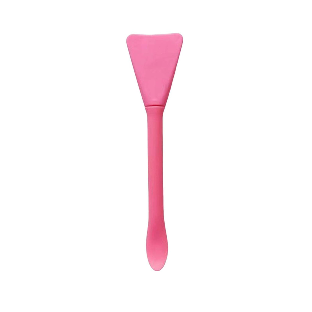 Deep Pink Silicone Dual Head Mask Brush, Applicator with Spatula for Face Masks and Creams, Reusable Makeup Tool for Easy Skincare Applicati - Image 6