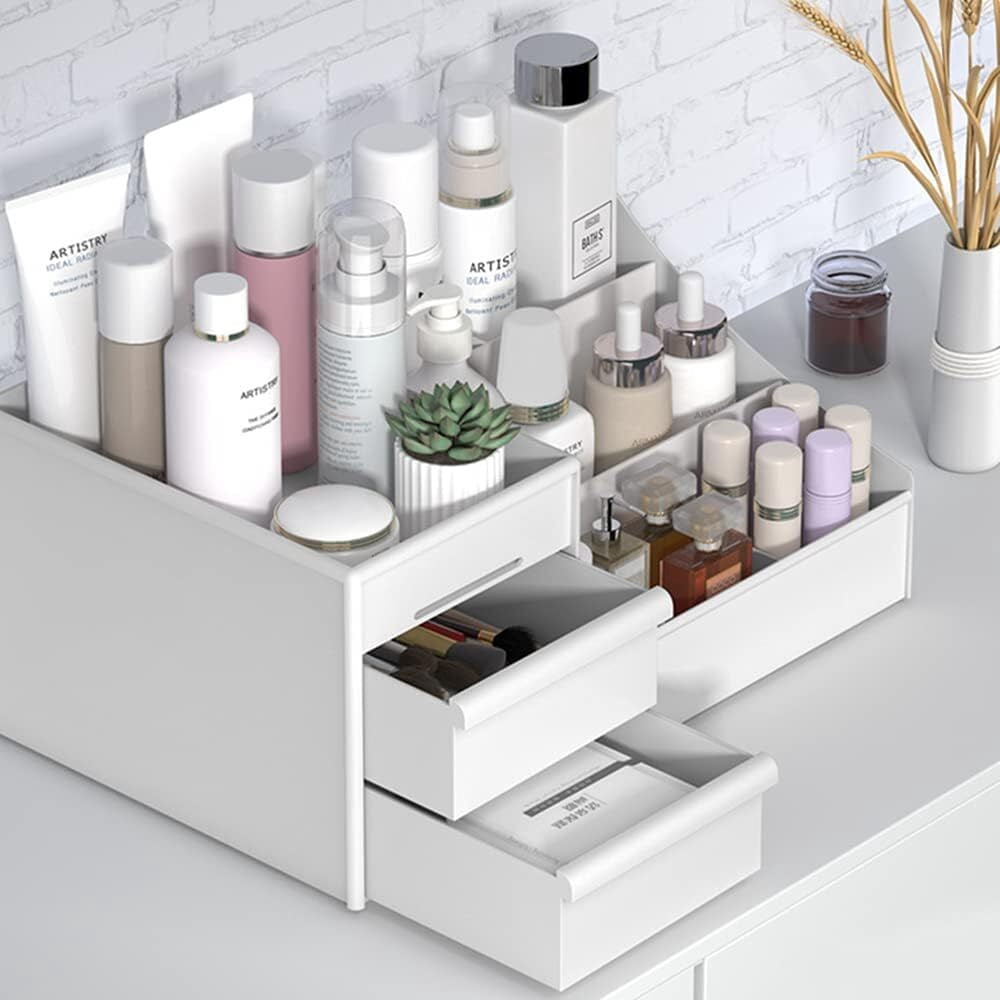 Makeup Organizer with Drawers, Cosmetic Storage for Dresser Vanity and Bathroom Countertop, Beauty Holder for Lipstic... - Image 4