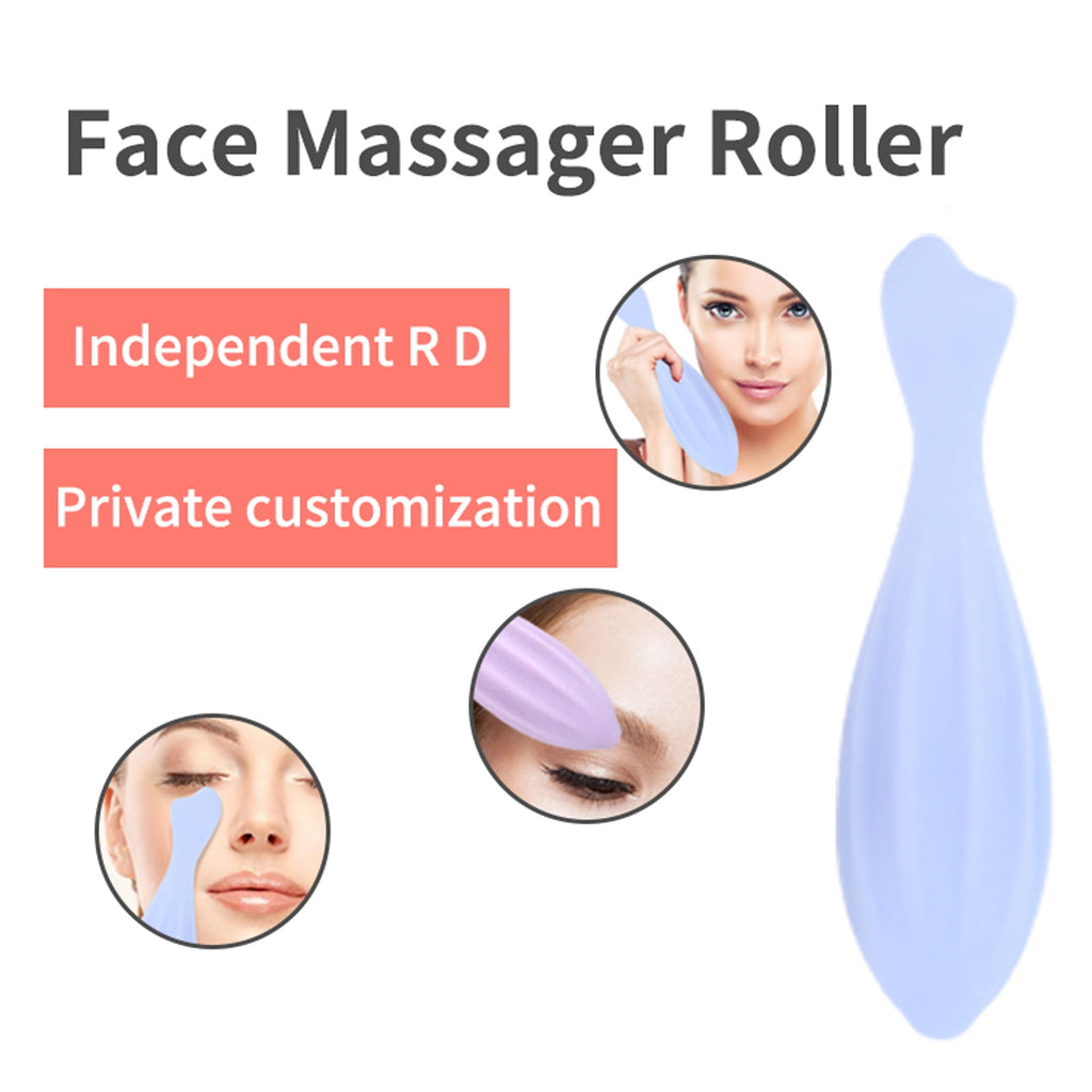 Silicone Skin Care Beauty Lifting Contouring Silicone Face Eye Massager Face Roller Reduce Acnes Body Relaxing - Image 6