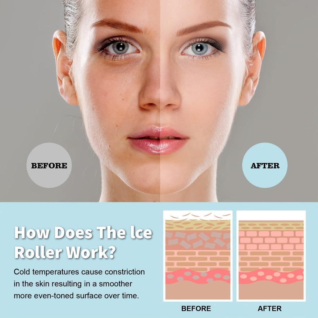 Cold Relax Massage 2in 1 for Face & Eye, Puffiness, Migraine, and r Injury-pink - Image 3