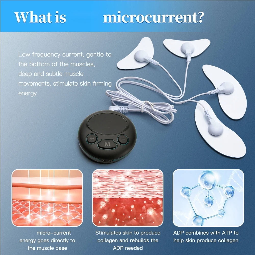 Portable Muscle Stimulator Facial Massager Mat 4 Head, Electric Massager Facial Tools - Face Sculpting Tool - Image 4