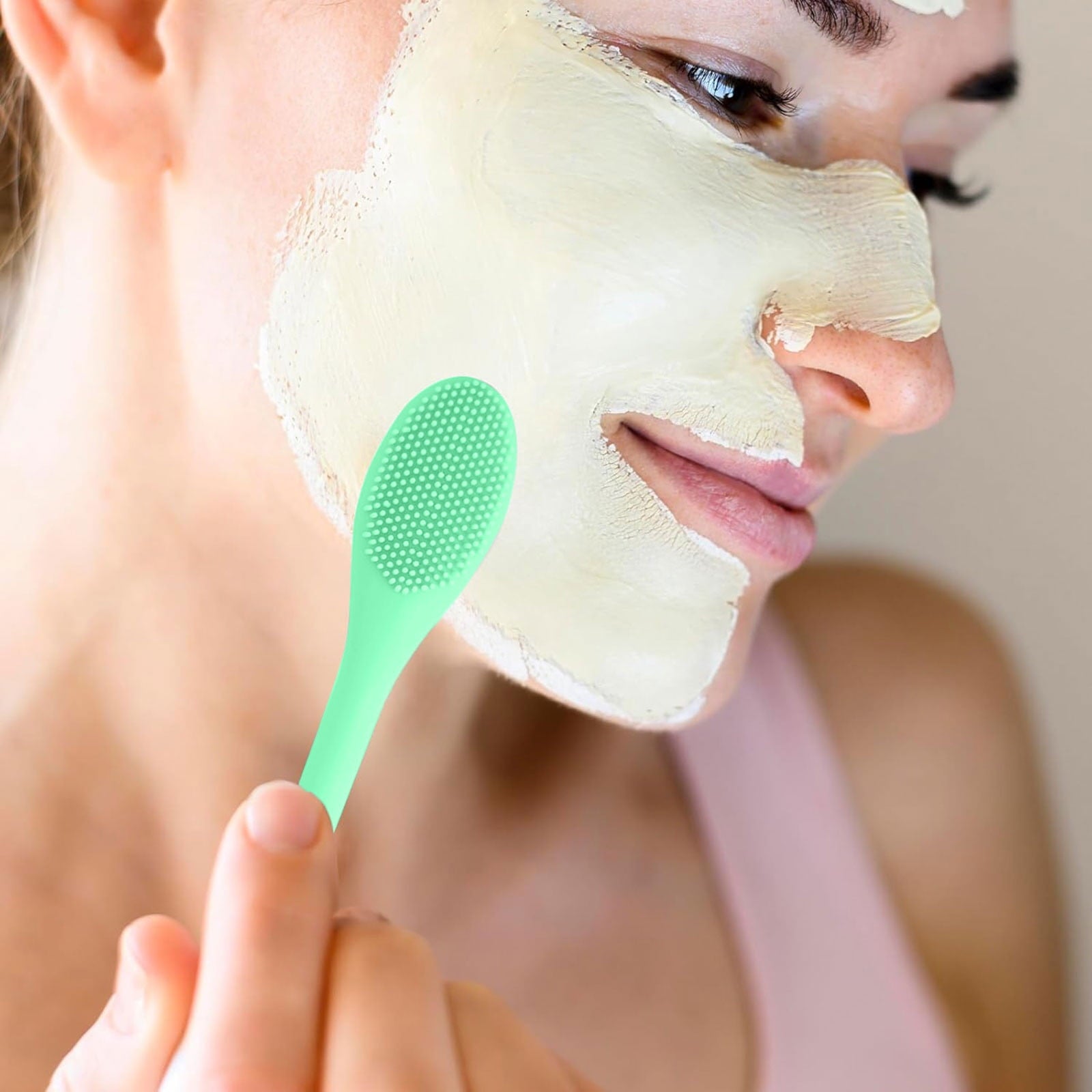 Deep Pore Cleaner Gentle Exfoliator Daily Face Wash Tool Soft For All Skin Types - Image 3