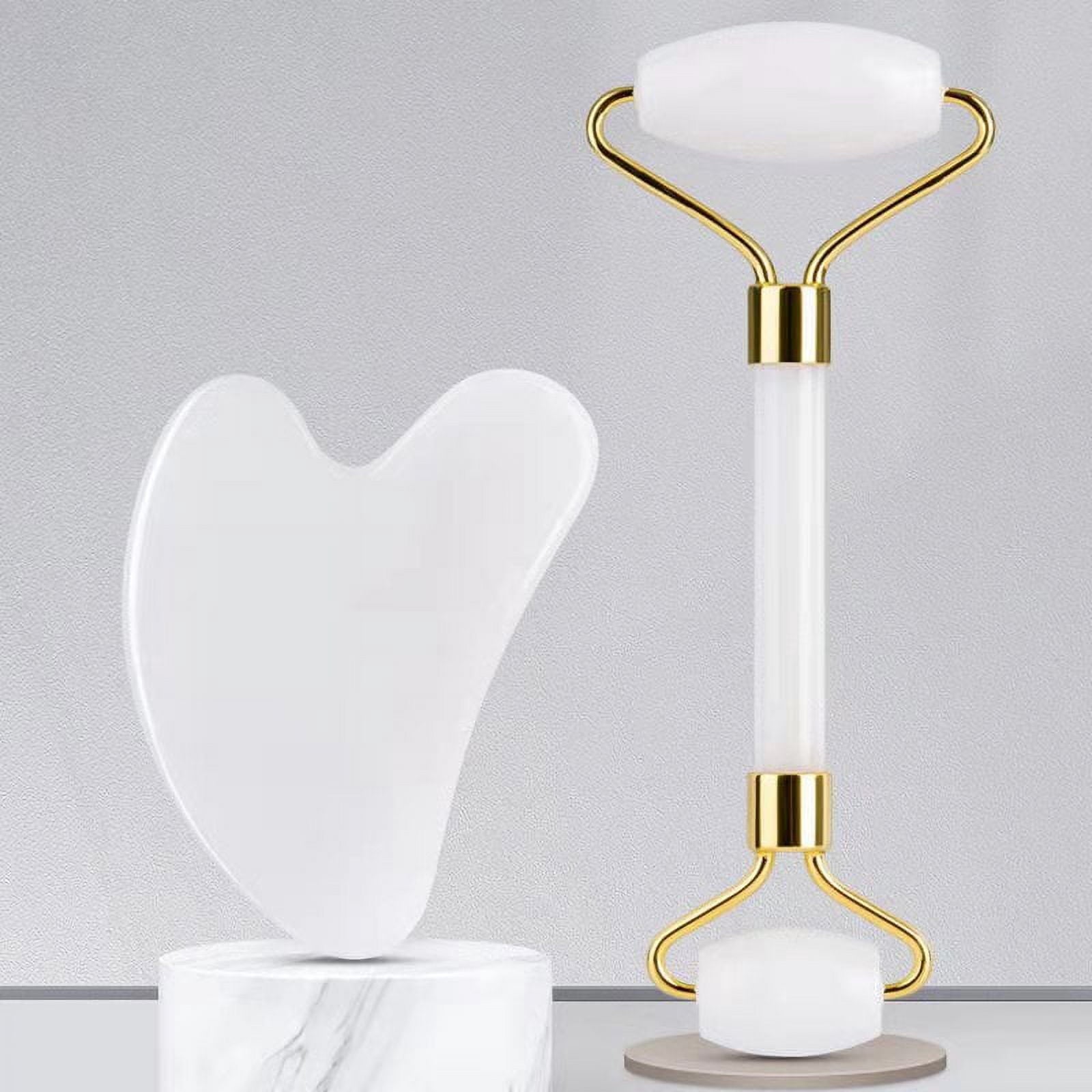 Jade Roller Gua sha Board Anti Aging Face Massage Beauty Care Slimming Tools - Image 2
