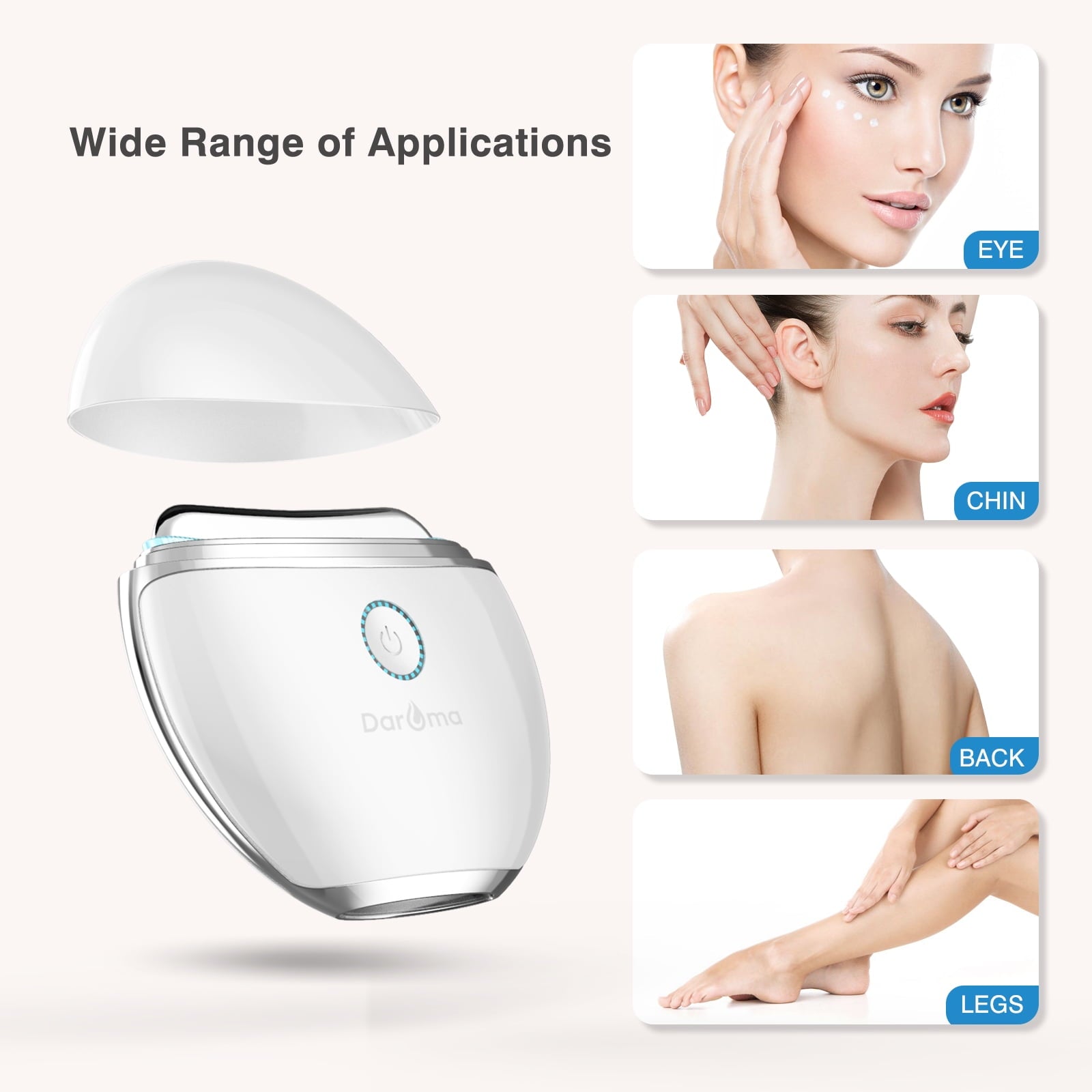 Gua Sha Electric, Daroma 2024 Upgraded Facial & Body Massager Tool 4 Features All In 1, Effective Anti-Aging, Wrinkle, Detox, Relieve Sorene - Image 3