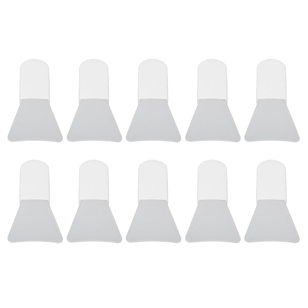 10pcs Silicone Facial Mask Applicator Set, Mini White Soft Mask Brush for Mud Mask, Eye Mask, Body Lotion, Short Hand... - Image 2