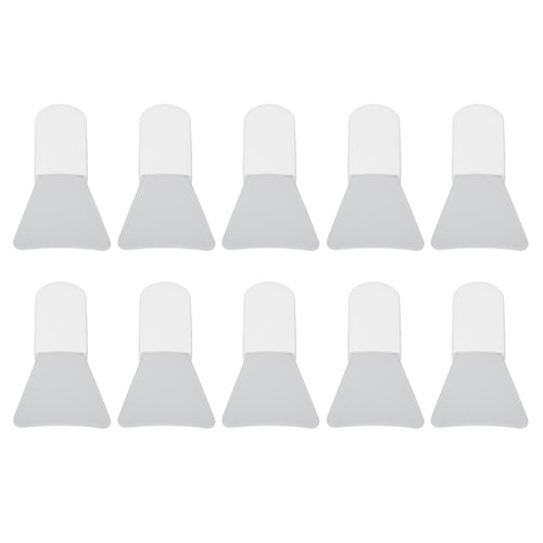 10pcs Silicone Facial Mask Applicator Set, Mini White Soft Mask Brush for Mud Mask, Eye Mask, Body Lotion, Short Hand... - Image 2
