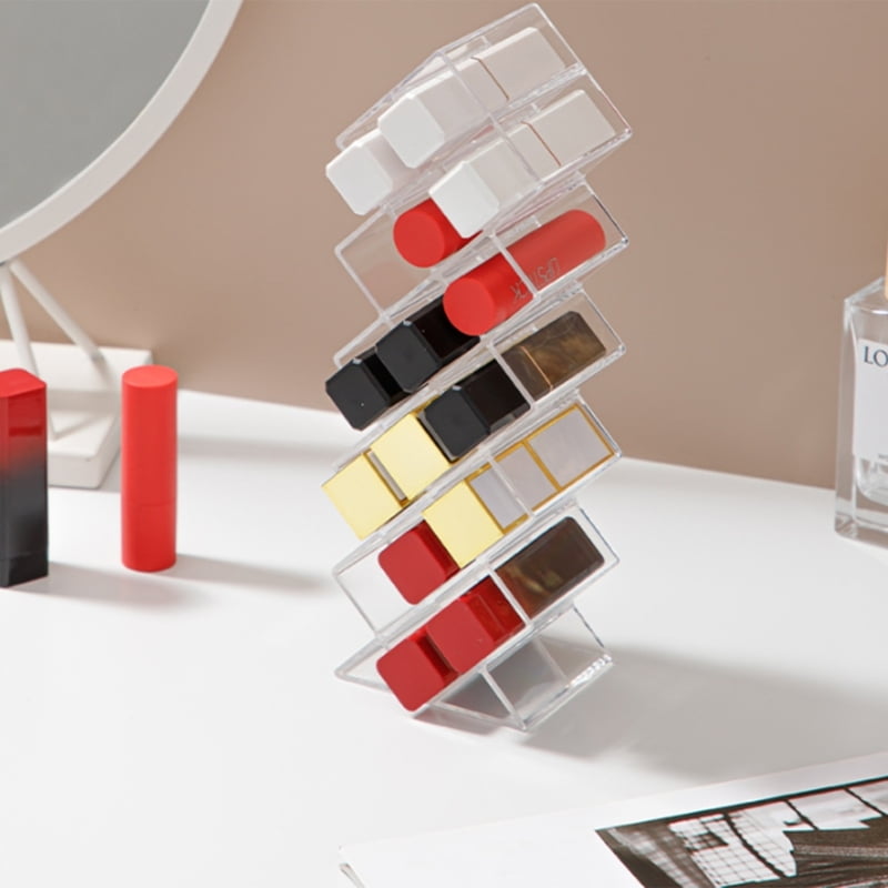 Cosmetic Display Organizers for Small Spaces Multiple Layer Desktop Shelf Skincare Beauty Product Storage - Image 6