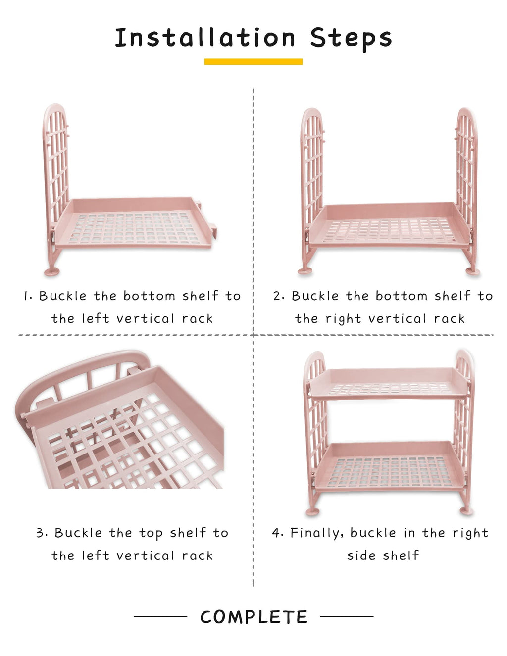 Bathroom Organizers and Storage, Makeup & Jewelry Organizer, Desk Rack Cosmetic Stationery Organizer, 2-Tier Multifun... - Image 4