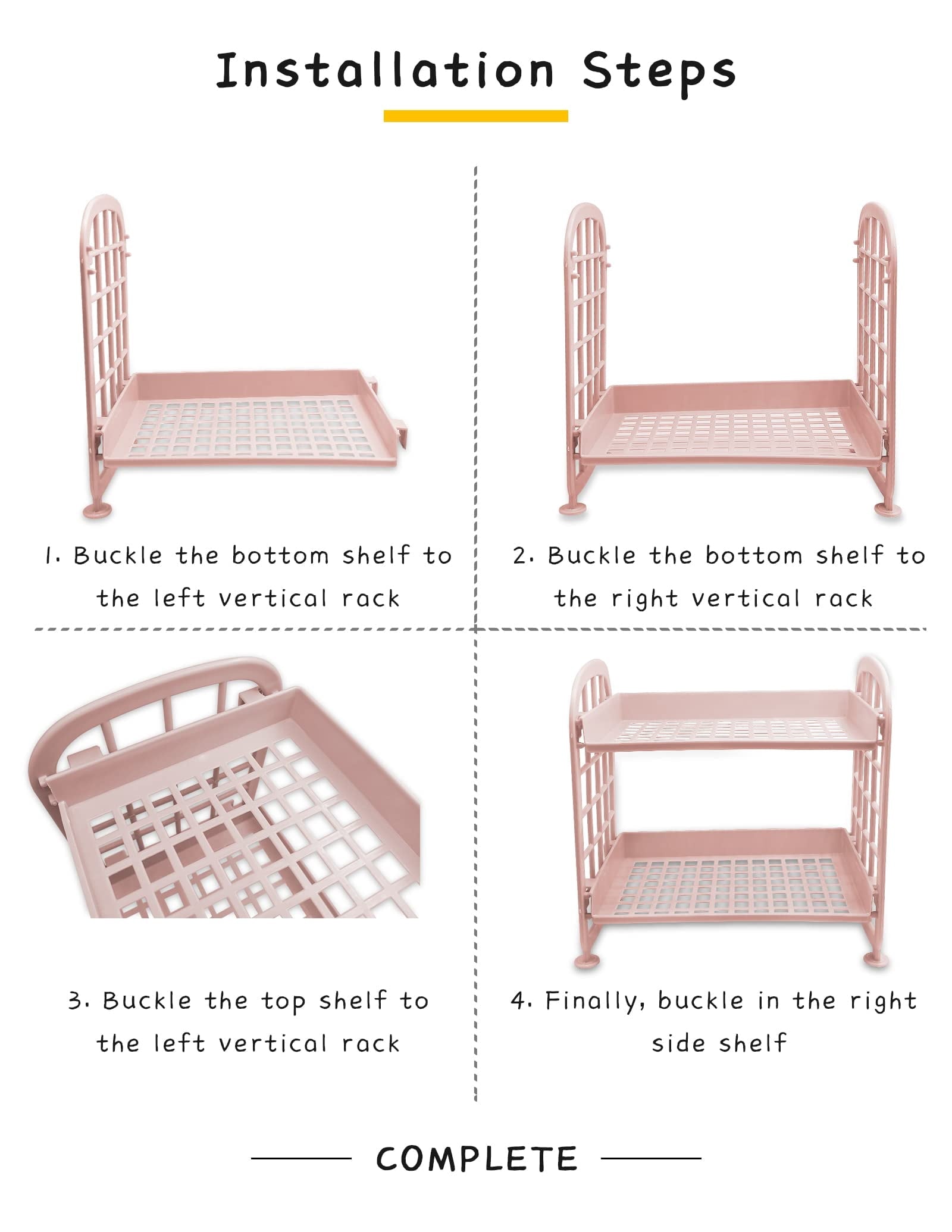 Bathroom Organizers and Storage, Makeup & Jewelry Organizer, Desk Rack Cosmetic Stationery Organizer, 2-Tier Multifun... - Image 4