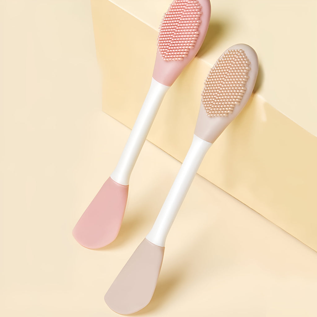 2026 New 3Pcs Silicone Mask Applicators Dual End Face Scrubber Facial Mask Applicator Brush Beauty Tool - Image 3