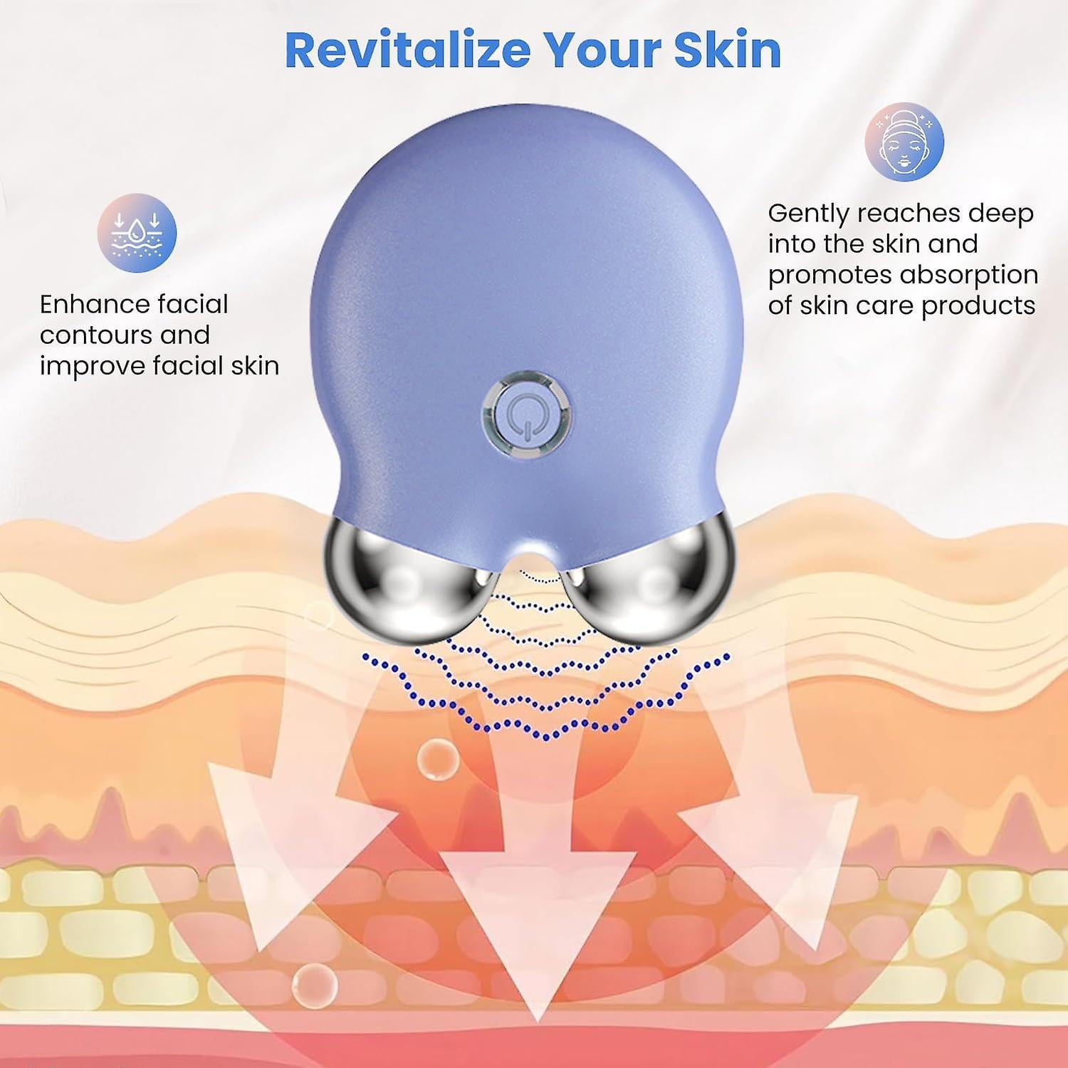 Face Roller, Microsculpt for Face, Massager, Mini Face Lift , Double Chin Reducer, Face Sculpting Tool,Wrinkle Remove... - Image 3