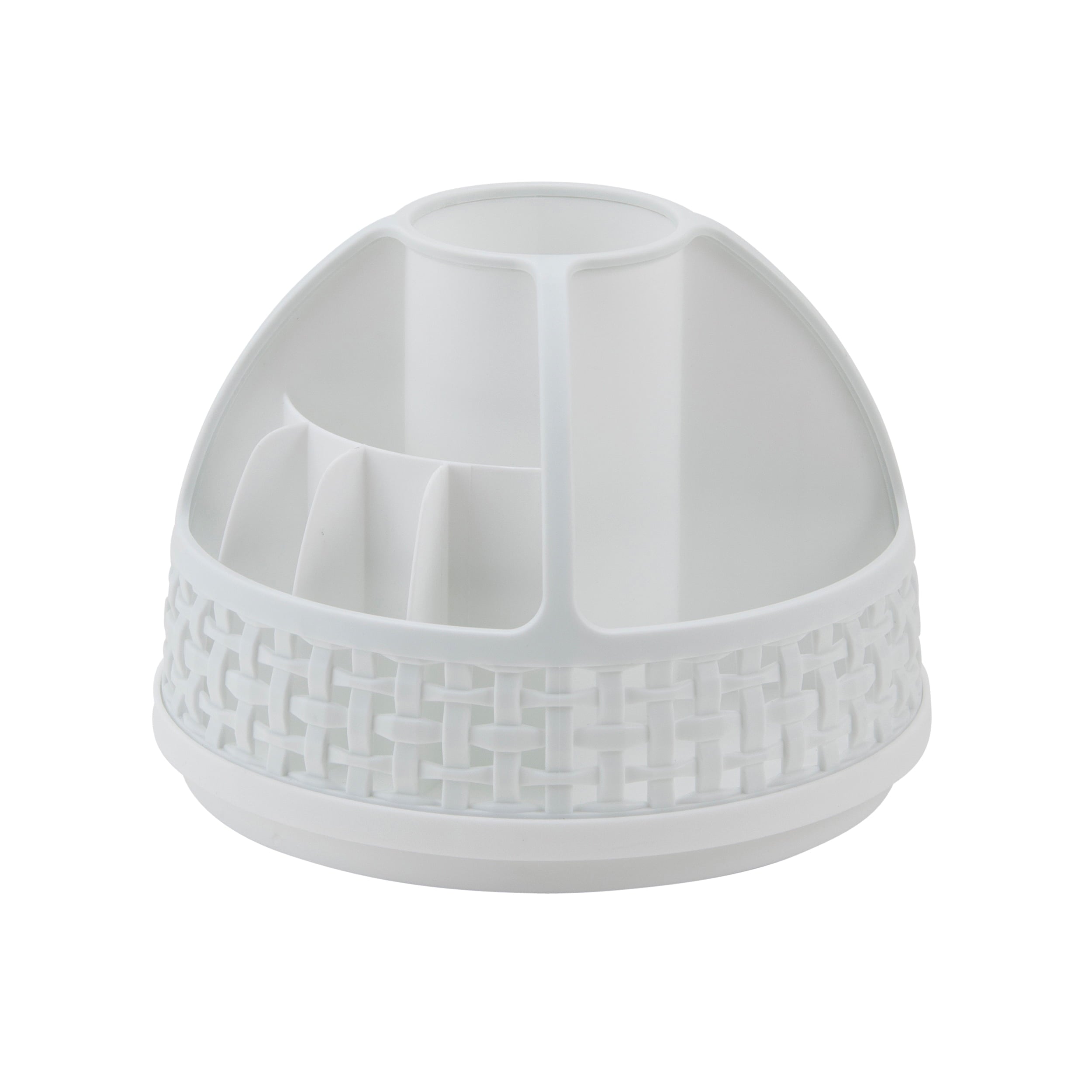 Thinkspace Beauty Rotating Cosmetic Organizer, White - Image 5