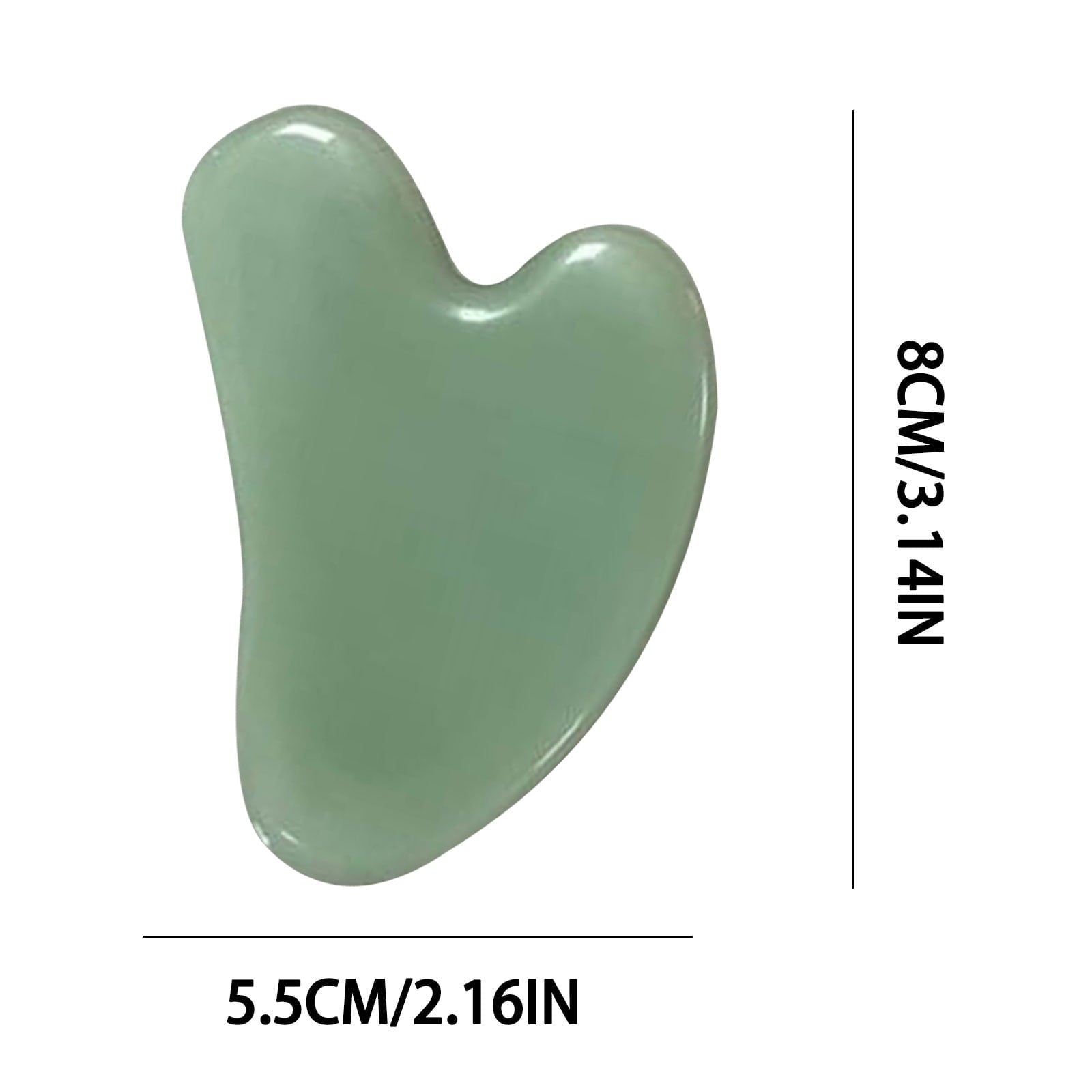 Natural Gua Sha Tool, Stone Massage Board, Facial and Body Relaxation Massage Tool for Stress Relief and Skin Care, Hand Carved Unique Patte - Image 3