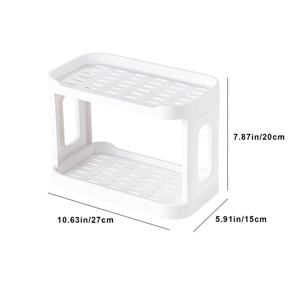 EGYMEN Cosmetic Storage Rack, Multi-Layer Skincare Organizer Shelf for Bathroom and Dorm Rooms, Desktop Makeup Display Stand - Image 3