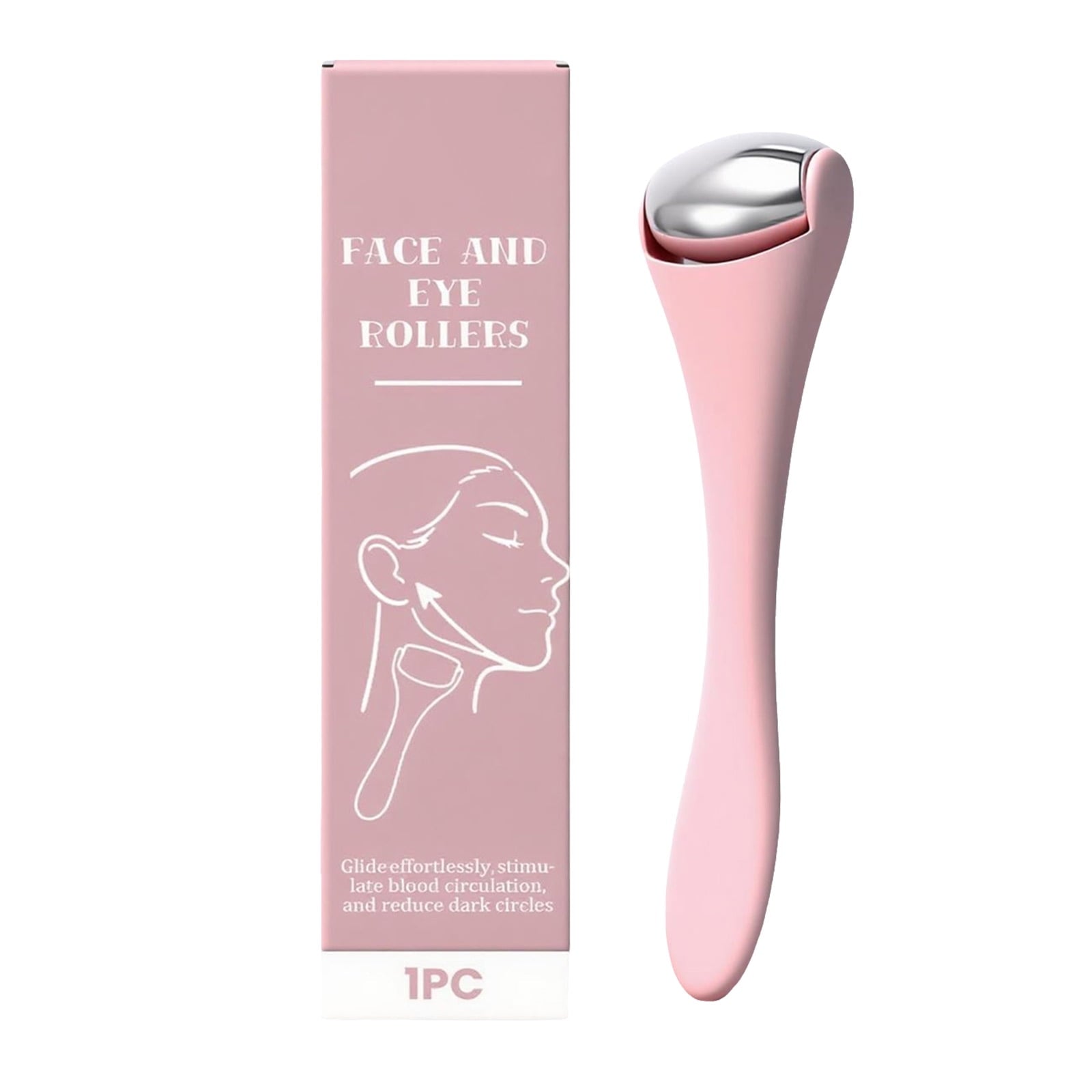 Ice Roller For Face & Eyes Grade Stainless Steel Face Roller For Puffiness Dark Circles Routine Cold & Warm Ergonomic... - Image 3