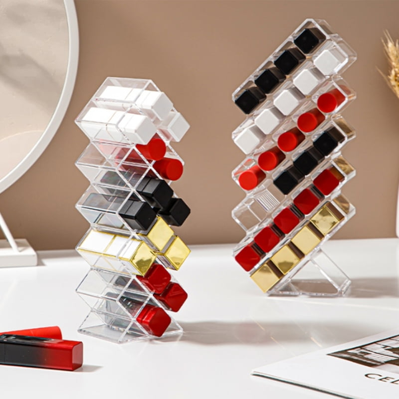 Cosmetic Display Organizers for Small Spaces Multiple Layer Desktop Shelf Skincare Beauty Product Storage - Image 2