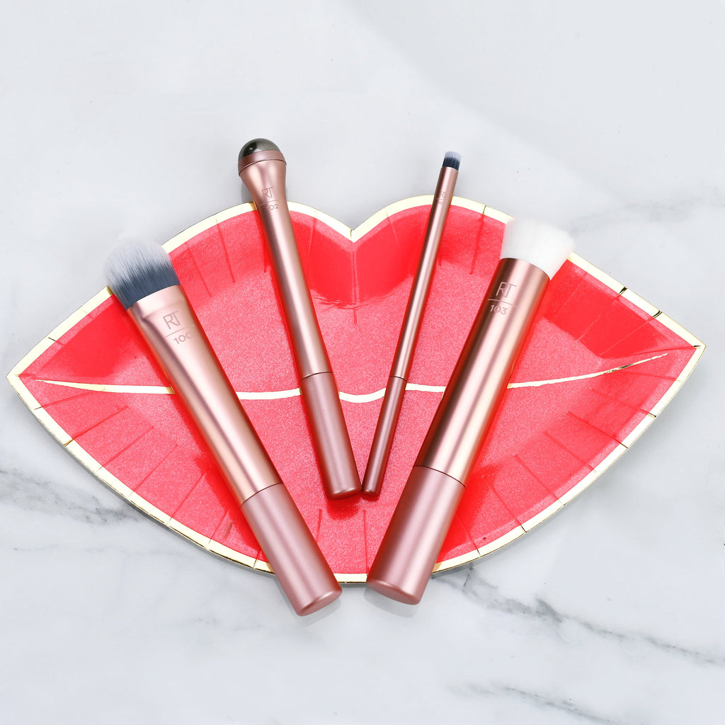 Skincare Prep & Prime Makeup Brush Set, 4 Piece - Image 6