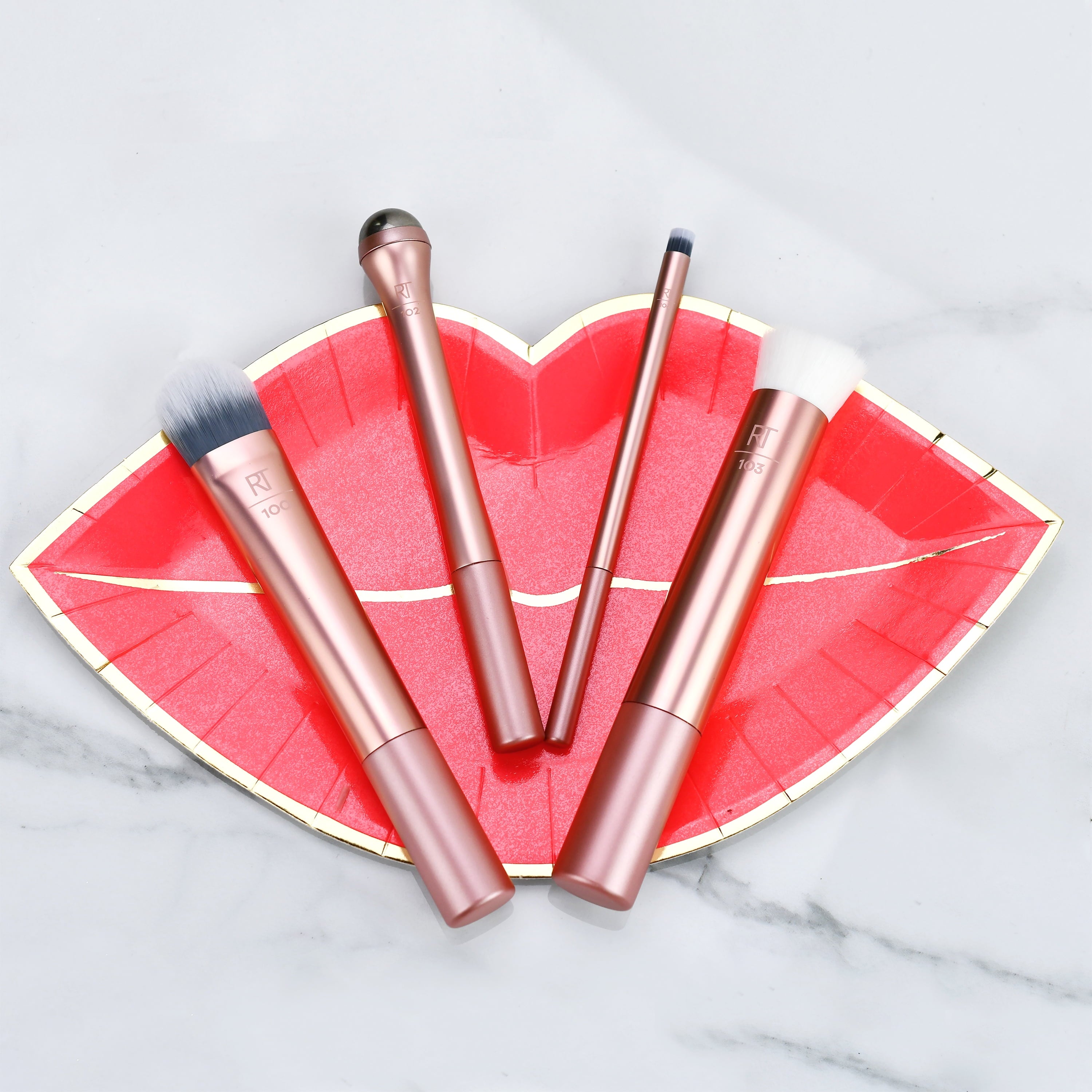 Skincare Prep & Prime Makeup Brush Set, 4 Piece - Image 6
