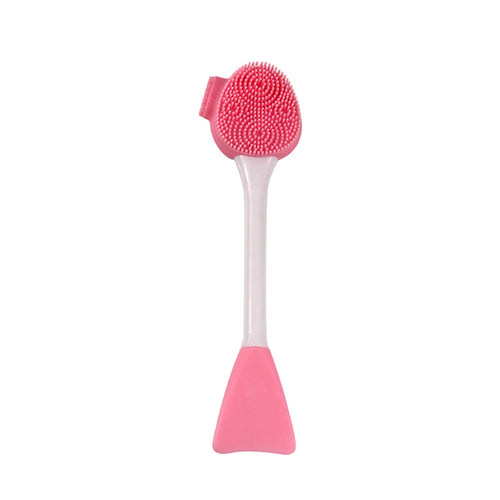 2 In 1 Double Ended Silicone Face Cleansing Brush and Massage Tool for Deep Cleaning Beauty Tool for Facial Applicati...