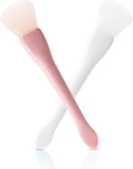 2 Pcs Silicone Face Mask Brush Applicator Face Mask Spatula Facial Mask Brush Skincare Applicator For Facial Mud, Cla...