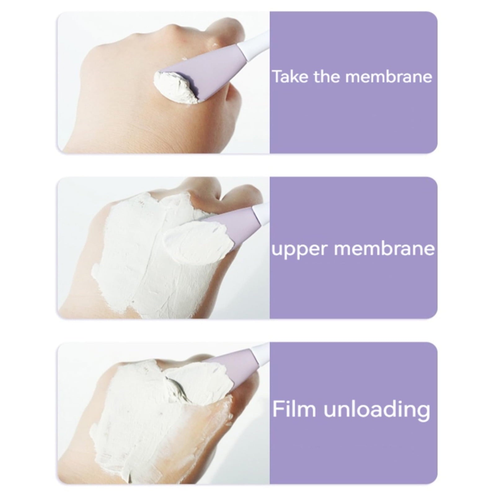 Silicone Facial Mask Applicator Face Masks Skincare Brush Facial Scrubber Double-Head Lotion Spatula Scoop for Makeup... - Image 6