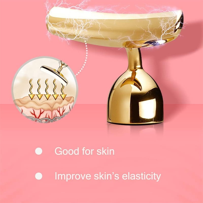 Electric Face Roller Massager, Vibrating Facial Roller for Puffiness, Wrinkles, and Skin Tightening, Eye and Face Massage Tool for Women and - Image 4
