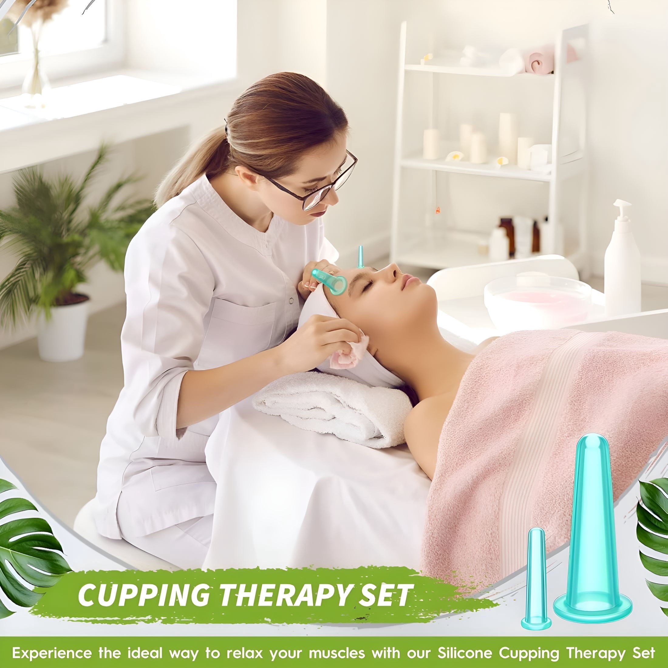 OITY 4 Pcs Face Cupping Set,Facial Cupping Set for Face And Eye Massage,Silicone Massage Vacuum Anti Aging Beauty Tool Facial Care - Image 6