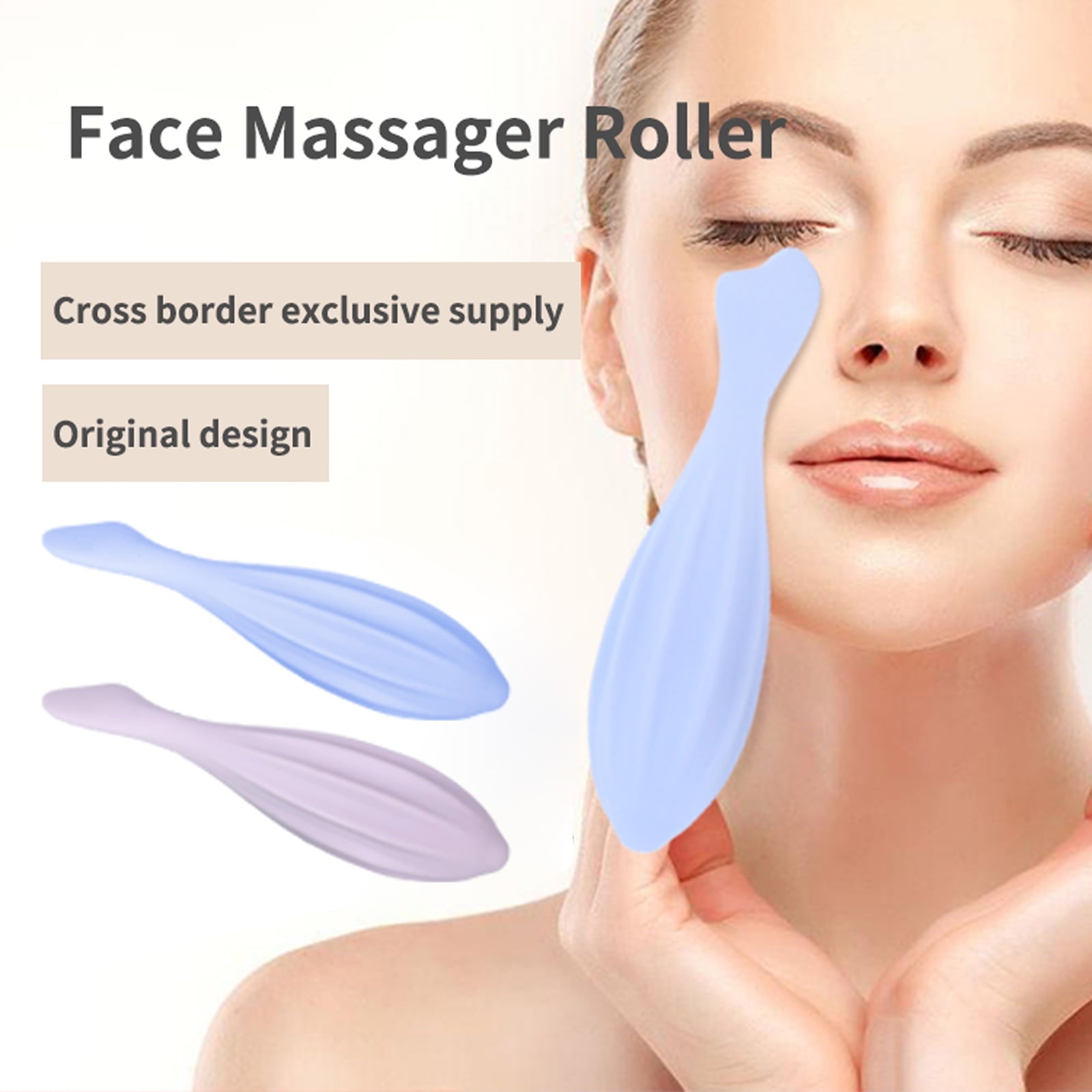 Silicone Face Roller Multifunctional Beauty Roller Skin Care for Face Roller Massager Moisturizing Beauty Tools - Image 4