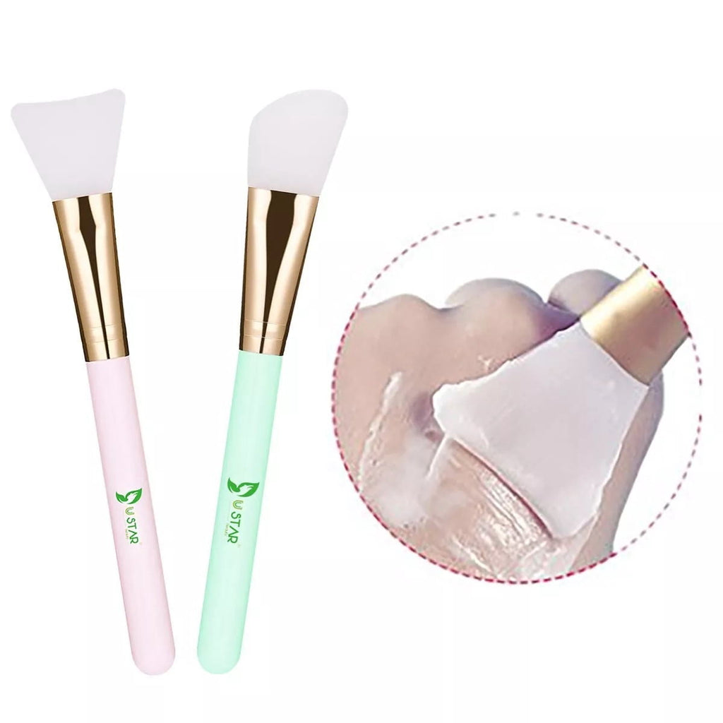 2pcs Silicone Face Mask Brushes, Mask Beauty Tool , Soft Silicone Facial Mud Mask Applicator Brush, Flexible Facial Mud Mask Applicator Brus - Image 3
