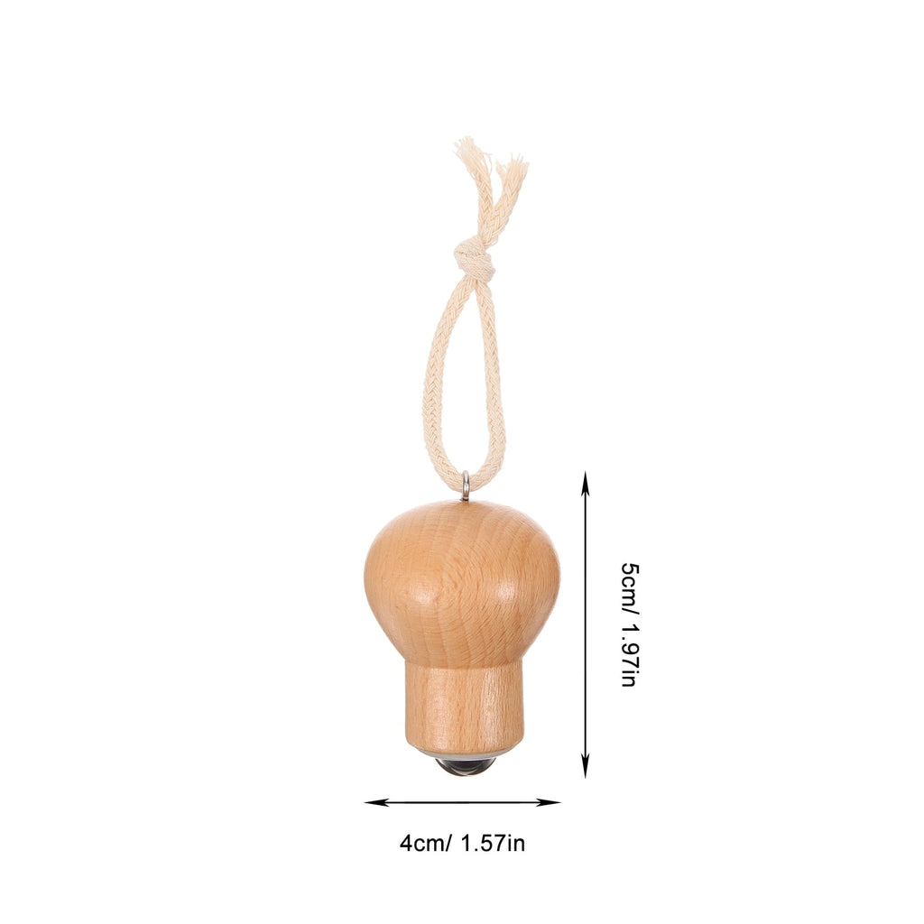 Face Roller Skin Care Tool Khaki Beech Wood 1Pcs - Image 3