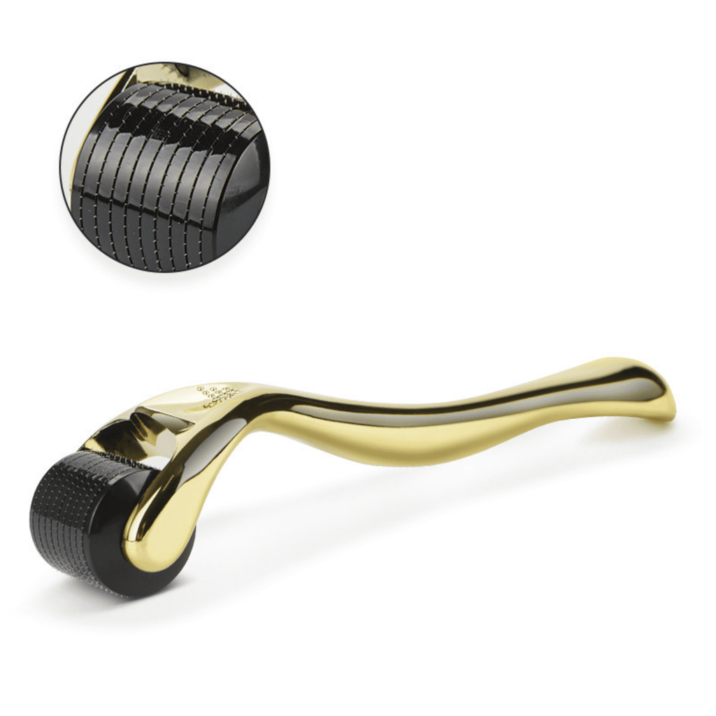 540 Microneedle Roller for Face Care, Body, Beard and Hair, 2 Pack (1 Gold + 1 Black) - Image 6