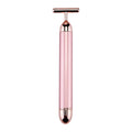 24K Gold T Beauty Roller Energy Roller Electric Face-lifting Facial Massage Beauty Tools Waterproof Vibrating Face Ca...