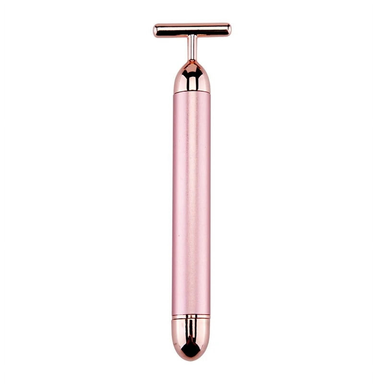 24K Gold T Beauty Roller Energy Roller Electric Face-lifting Facial Massage Beauty Tools Waterproof Vibrating Face Ca...