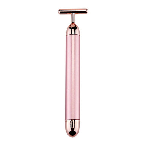 24K Gold T Beauty Roller Energy Roller Electric Face-lifting Facial Massage Beauty Tools Waterproof Vibrating Face Ca...