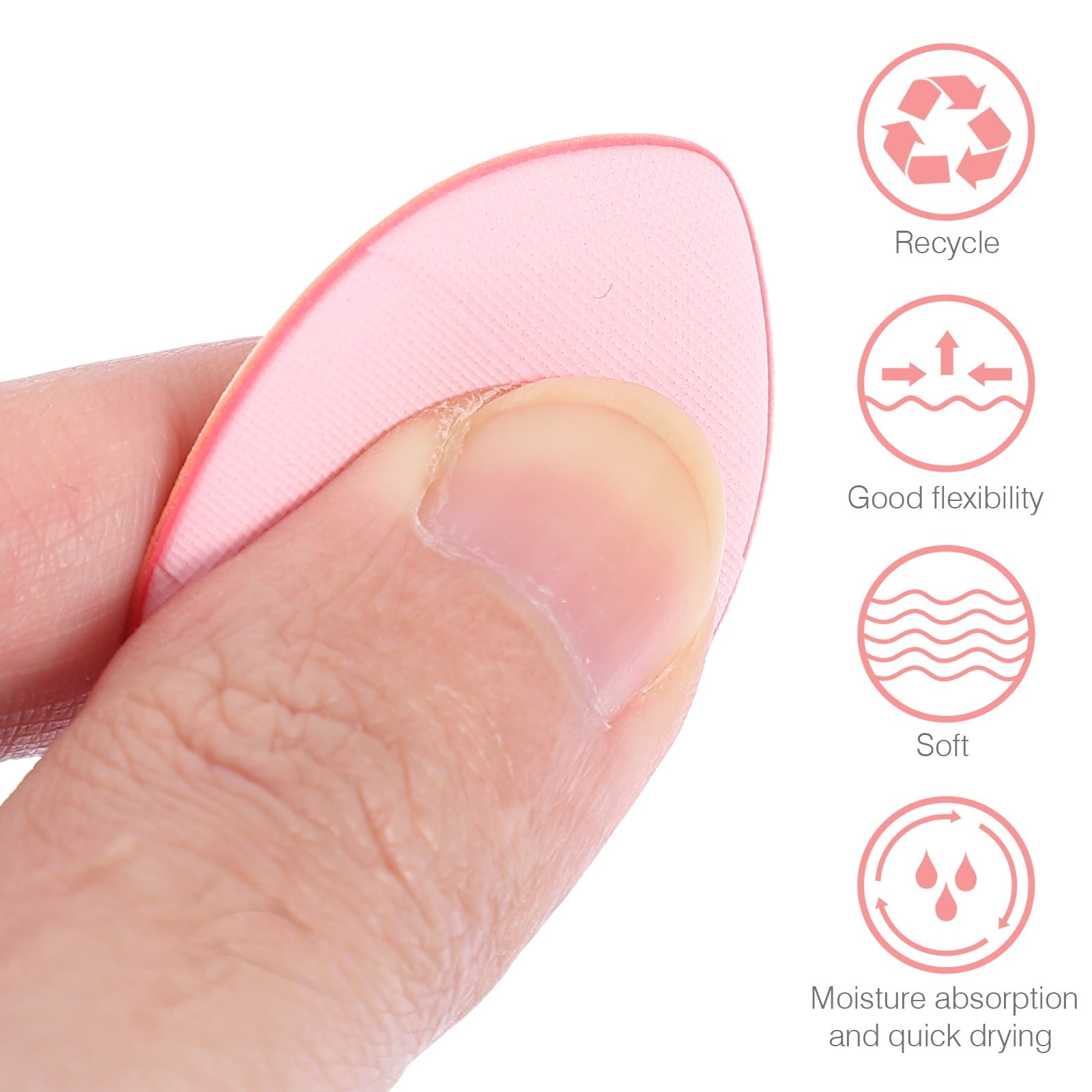 25-Piece Multi-Color Finger Applicators for Makeup, Ideal for Dry and Wet Cosmetics, Perfect for Professional Makeup ... - Image 5