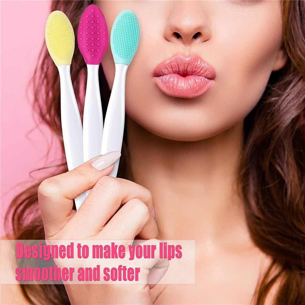 2 in 1 Silicone Lip & Nose Scrubber Brush Reusable Double-Sided Facial Cleaning Tool Gentle Blackhead Removal, Pore Cleanser & Exfoliator Fa - Image 4