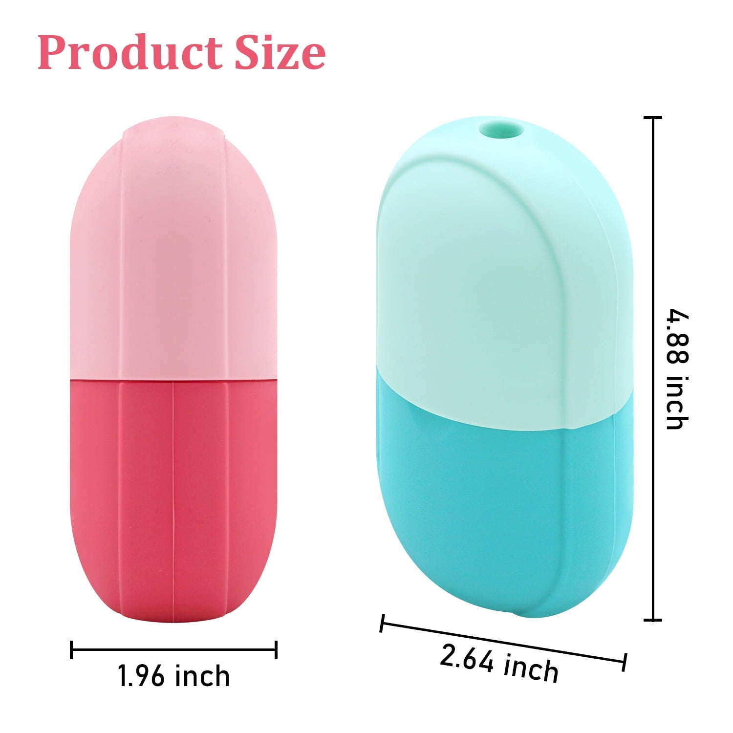Ice Roller for Face, Ice Face Roller for Eyes, GuaSha,DIY Silicone Ice Mold for Face Massager, Facial Beauty Ice Roll... - Image 2