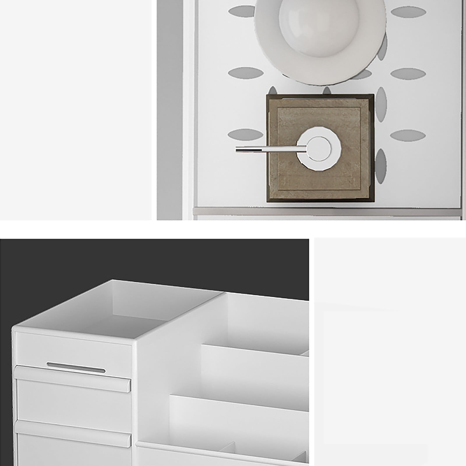 Makeup Organizer, Skin Care Organizers and Storage Box with Drawers for Vanity, Bathroom Countertop Holder for Lipsti... - Image 5