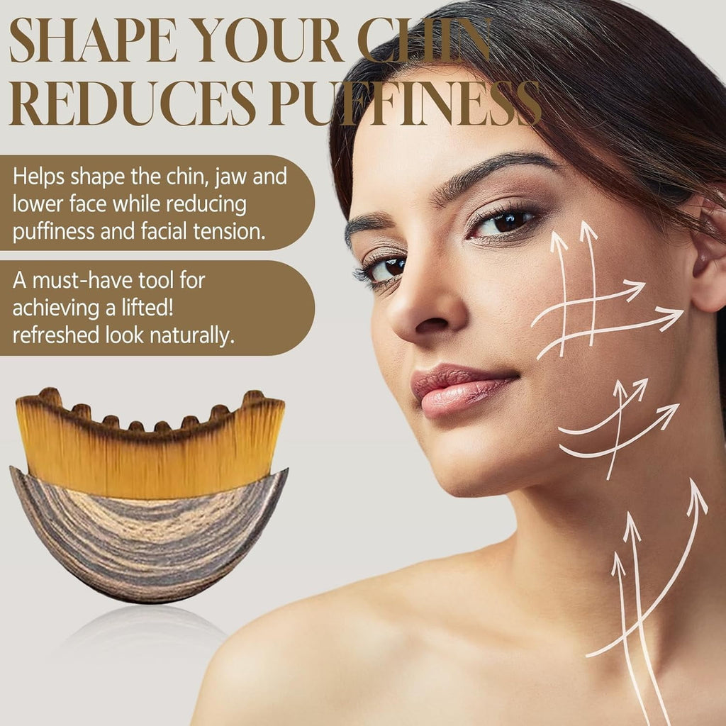 EP New Lymphatic Contour Face Brush, Dry Brushing Face Brush, Lymphatic Drainage Massager for Face, Chin & Jawline Sculpting, Ergonomically - Image 6
