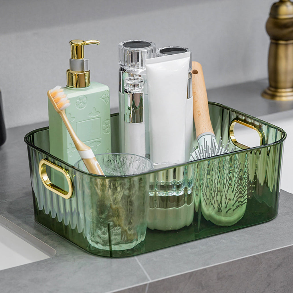 Cosmetic Storage Box, Durable Makeup Organizer for Skincare Sundries and Items for Bathroom Office and Living Keeps D... - Image 4
