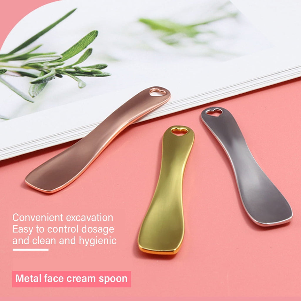 Mini Spoon Beauty Scoop, Metal Alloy Makeup Spatula for Dark Circles Skincare, Stainless Steel Applicator Ensuring Reusable and Gentle Produ - Image 5